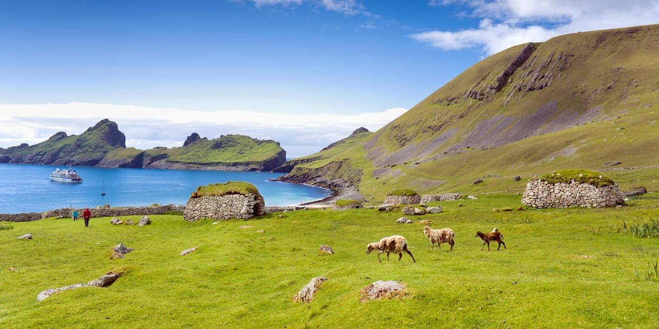 Am Baile, St Kilda, Scotland