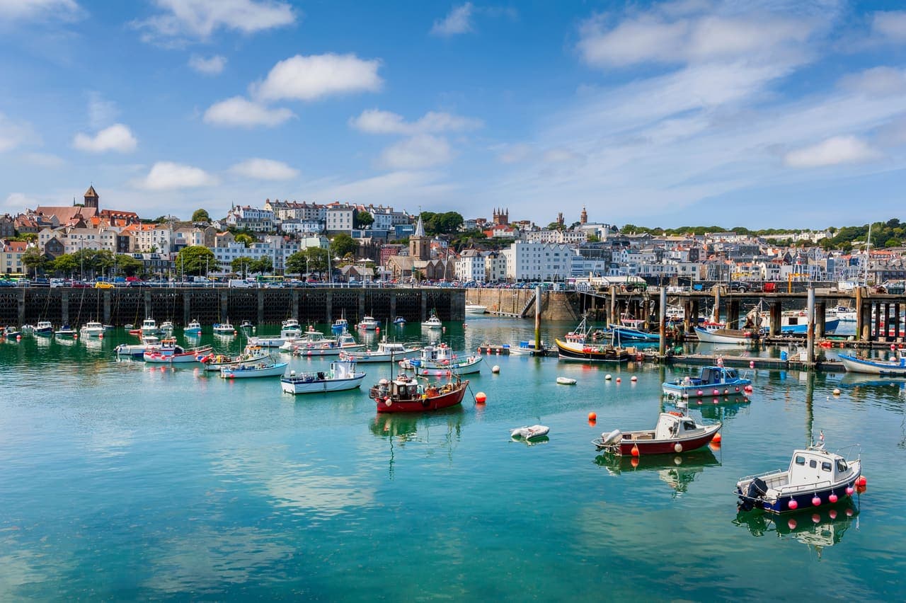 St Peter Port harbor, Guernsey